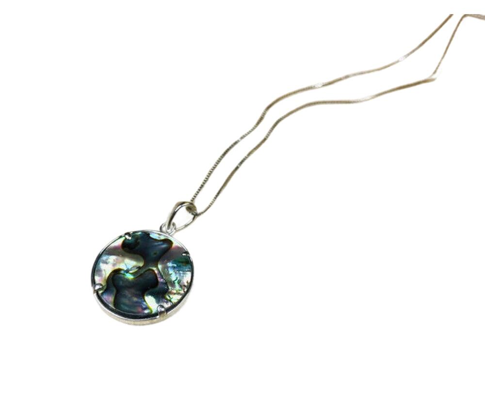 925 Sterling Silver Haliotis Chain With Pendant